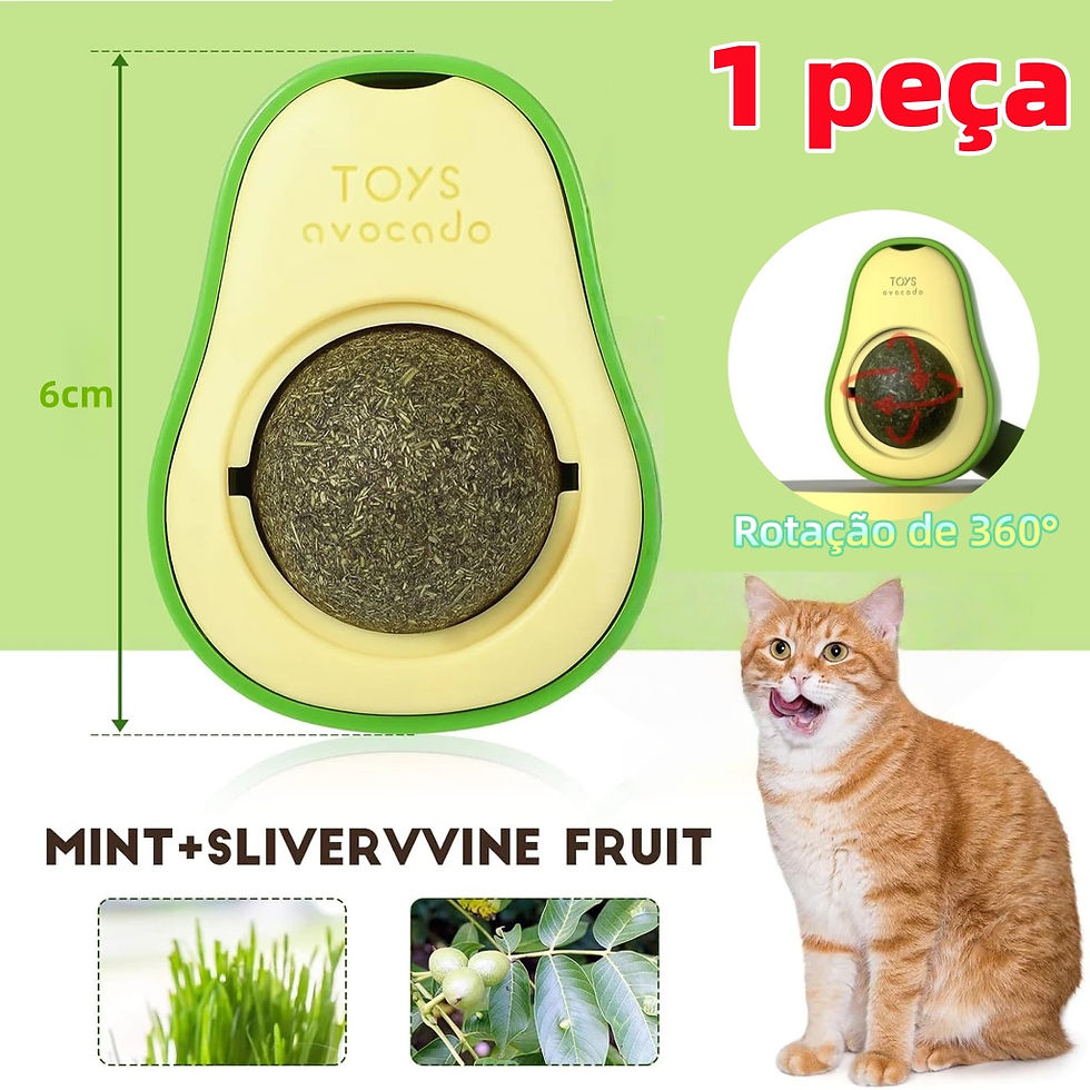 Miniatura: Bolinha de Erva-de-Gato Natural para Lamber – Brinquedo e Petisco para Gatos