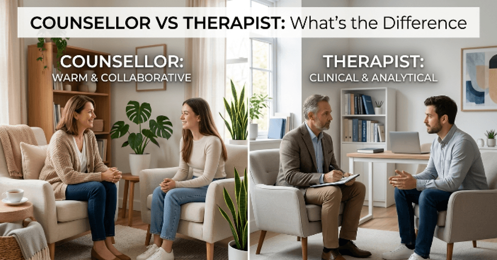 Counsellor vs Therapist
