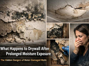 Effects of prolonged moisture on drywall