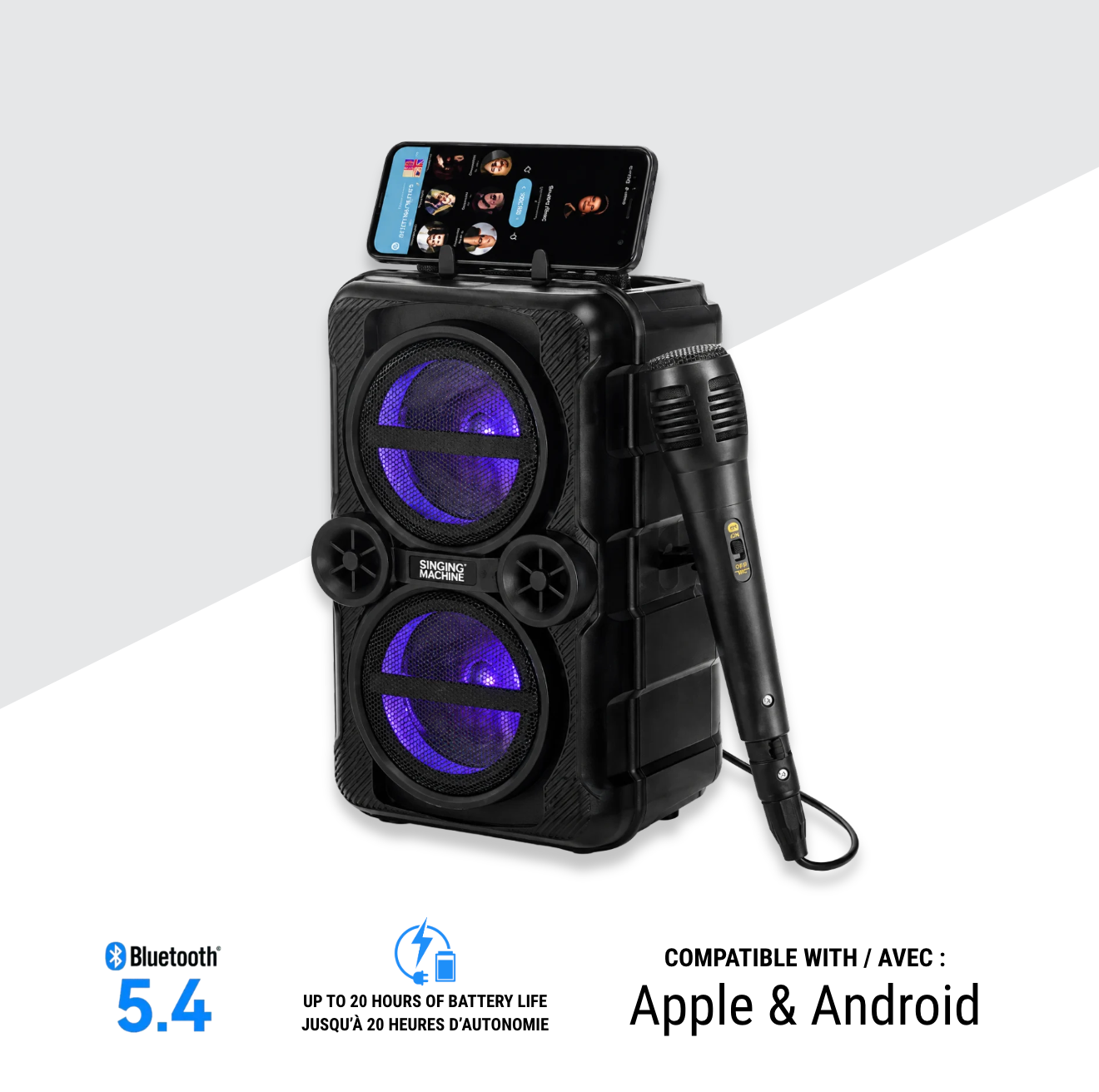 Soonbox / Wireless Hi-Fi Bass Stereo Speaker / Black