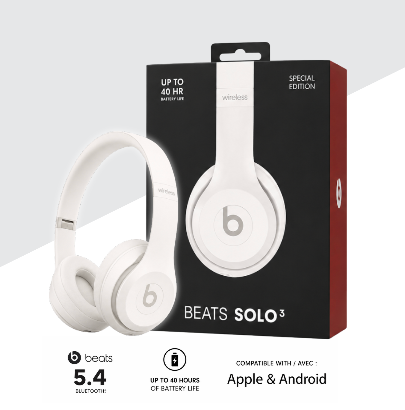 Beats / Solo3 Special Edition Wireless Headphones / White