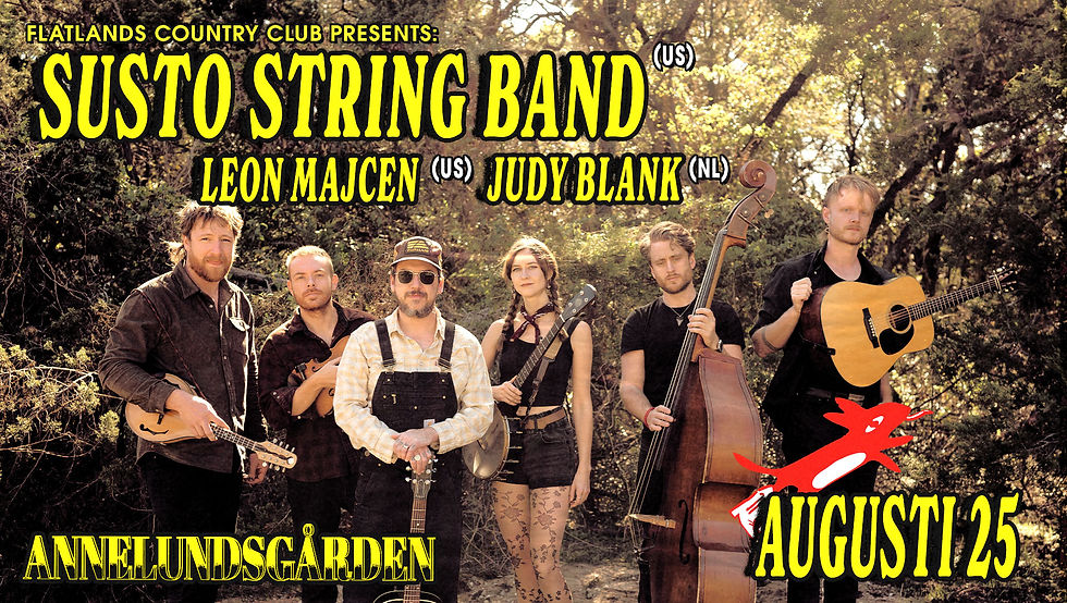 SUSTO STRING BAND (US) | LEON MAJCEN (US) | JUDY BLANK (NL)