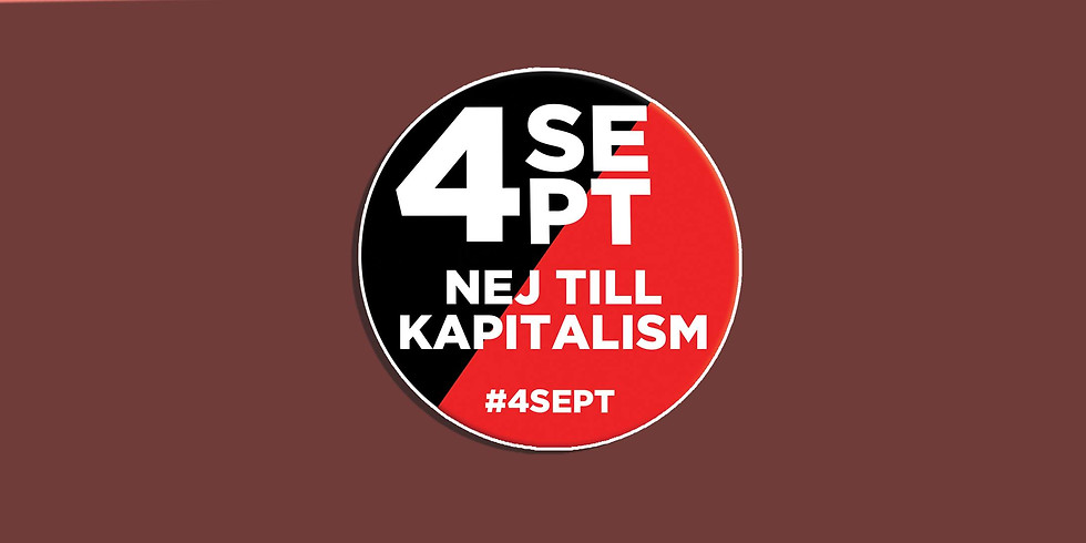 4e september - EFTERFESTEN med D4RKSTAR, 44.caliberloveletter, DJ Like a Girl och DJ Klasskamp