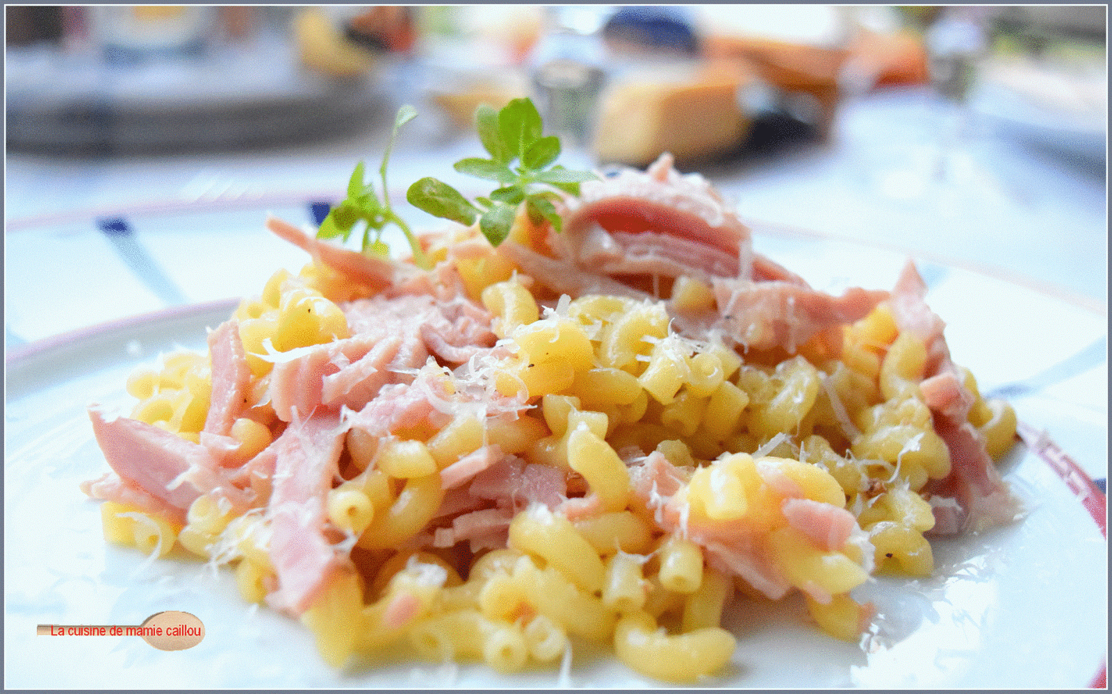 coquillettes jambon.gif