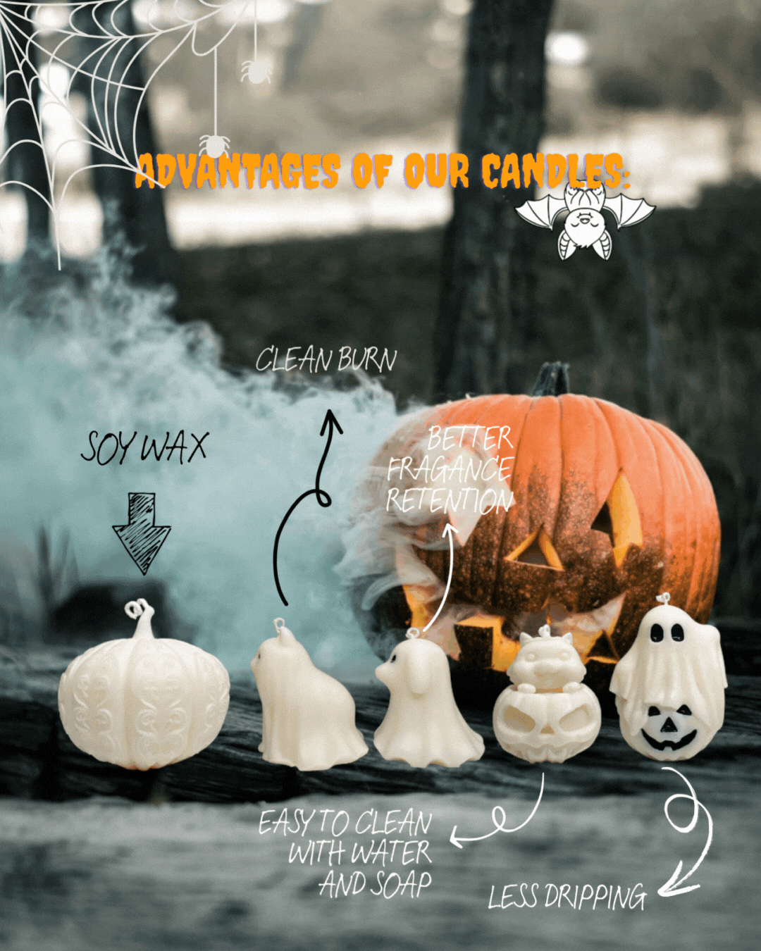 kolektion halloween, katze, hund, kurbis, ghost