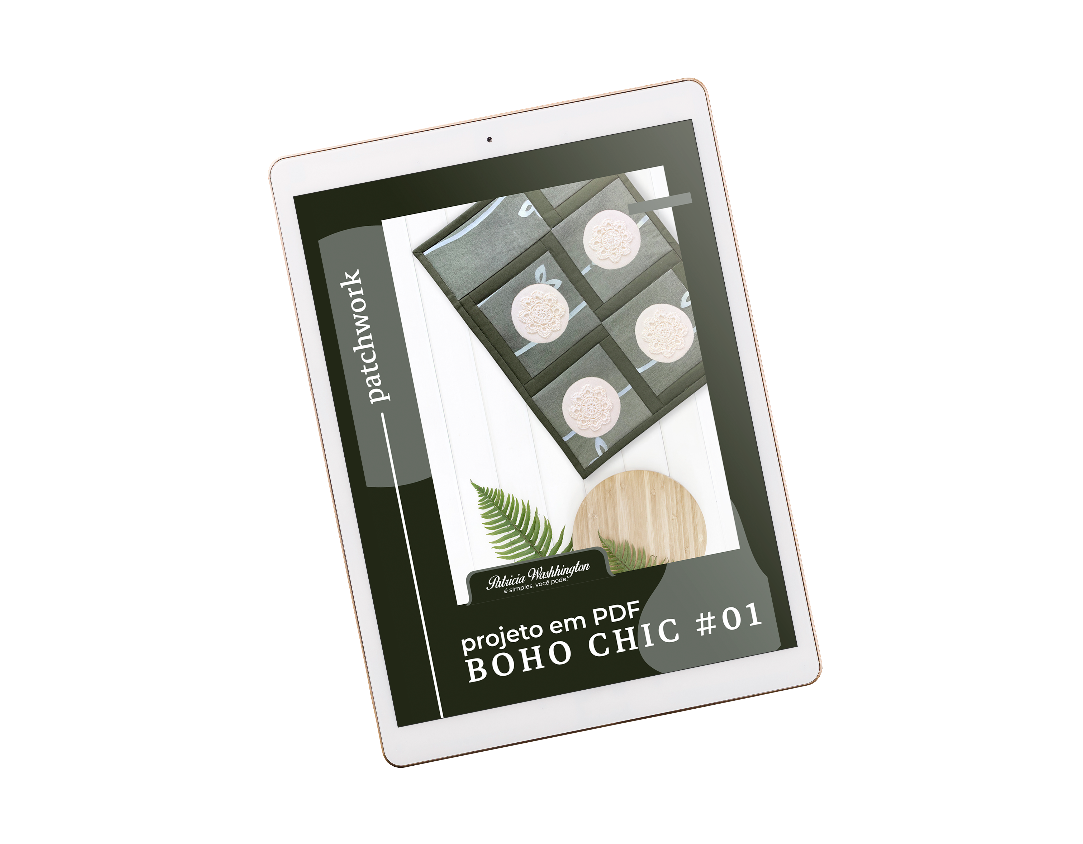 Projeto em PDF Boho Chic #01 - Como fazer este Jogo Americano (Ebook)