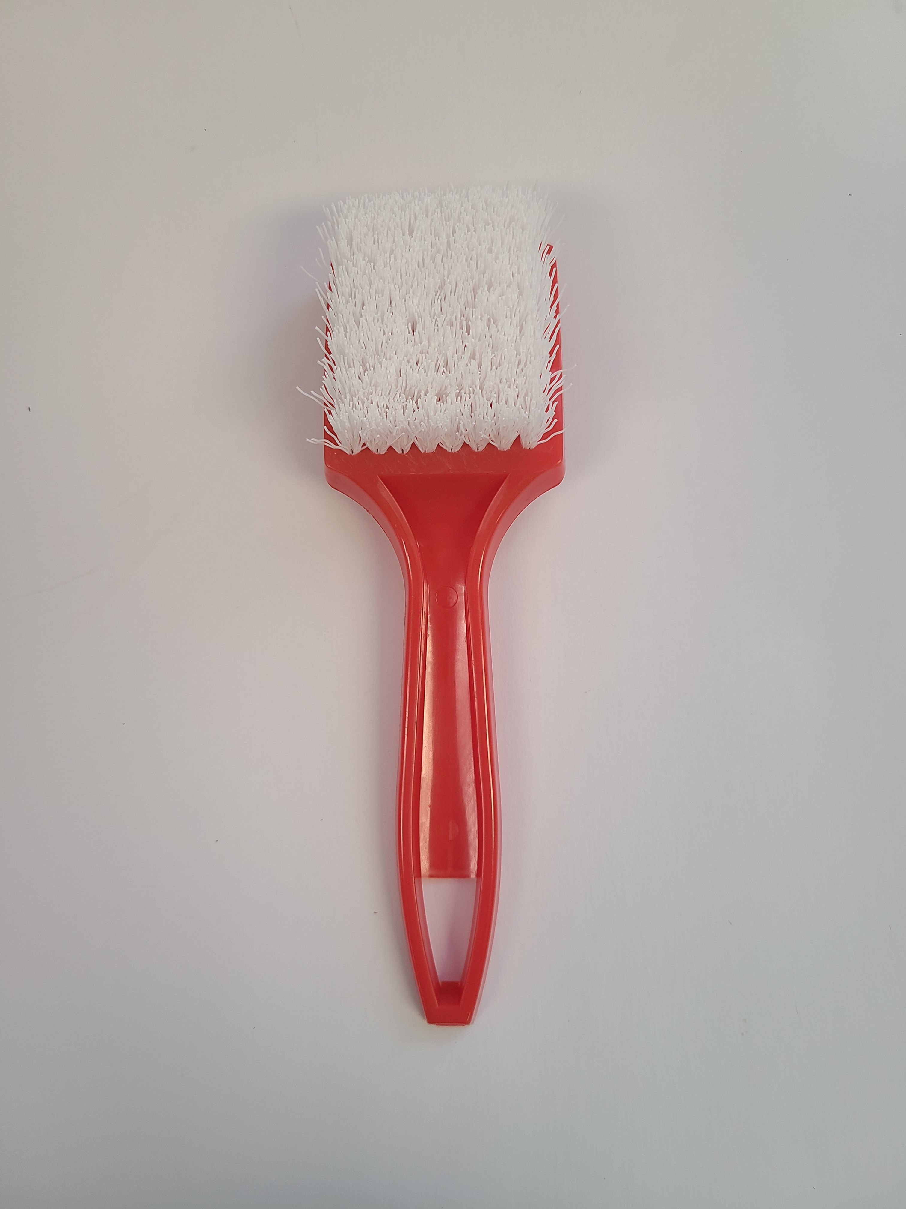Red and White Nylon Brush