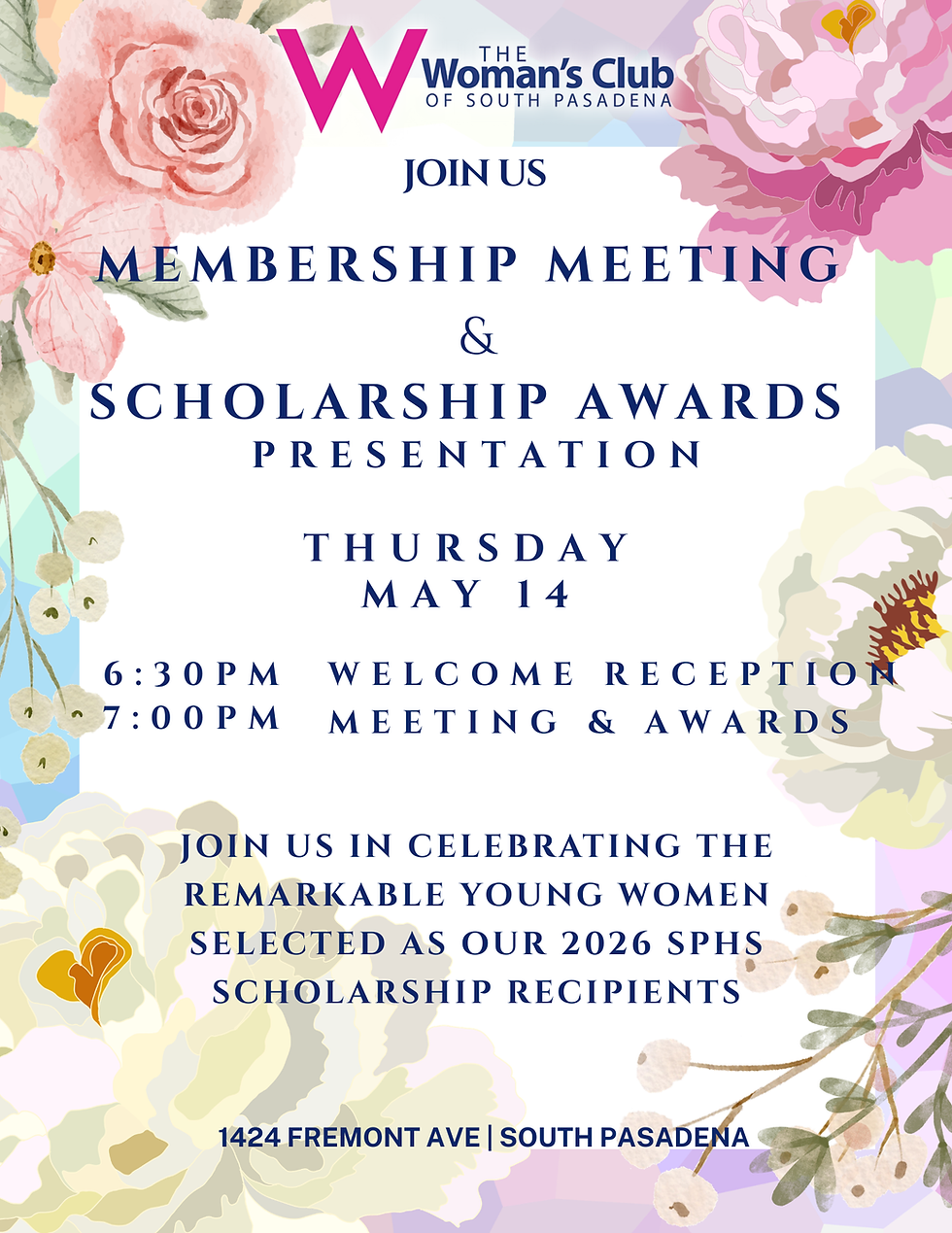 Membership Meeting & Scholarship Awards Presentation