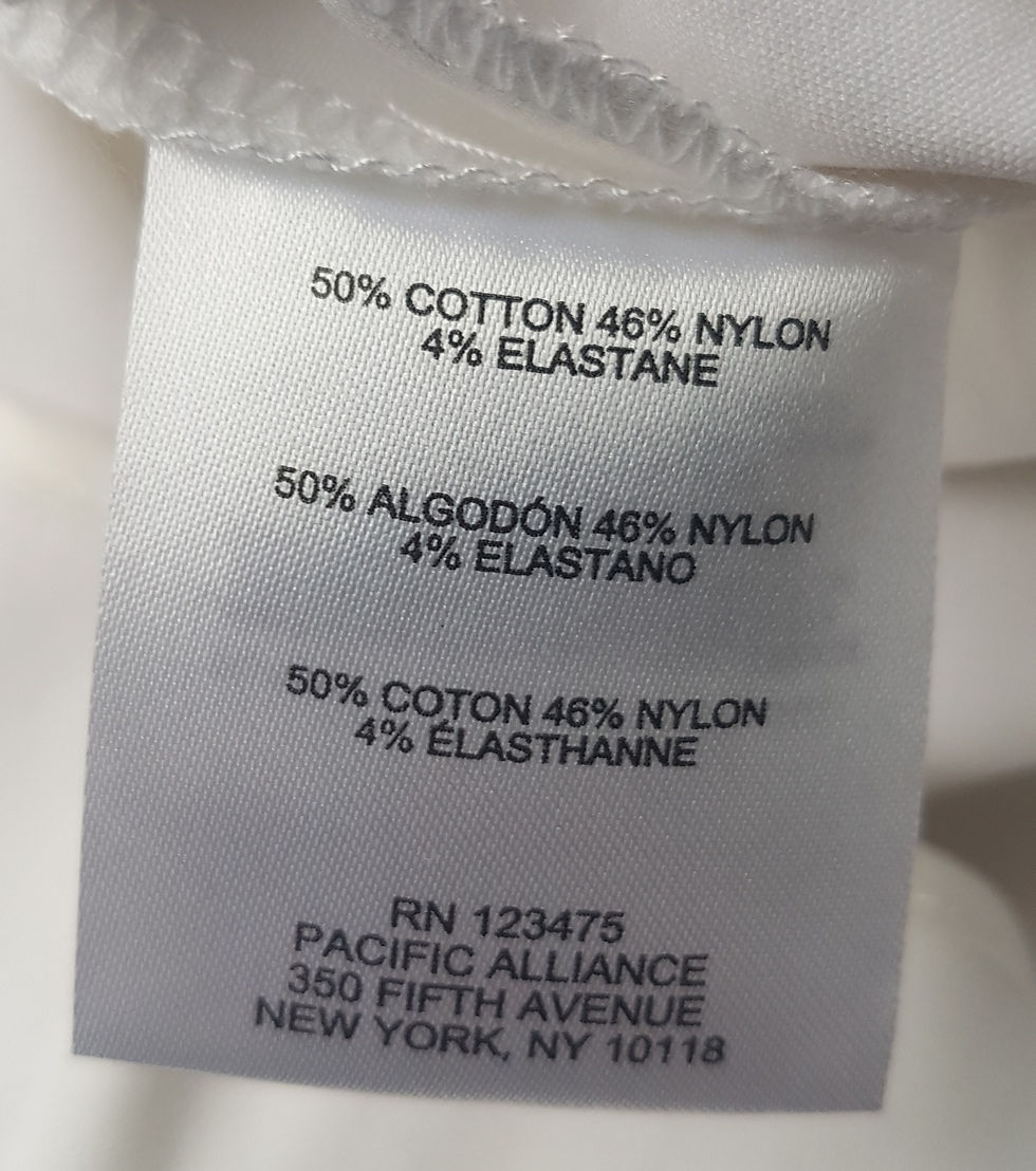 Thumbnail: ELLEN TRACY WHITE SLIM FIT TROUSERS. SIZE 8