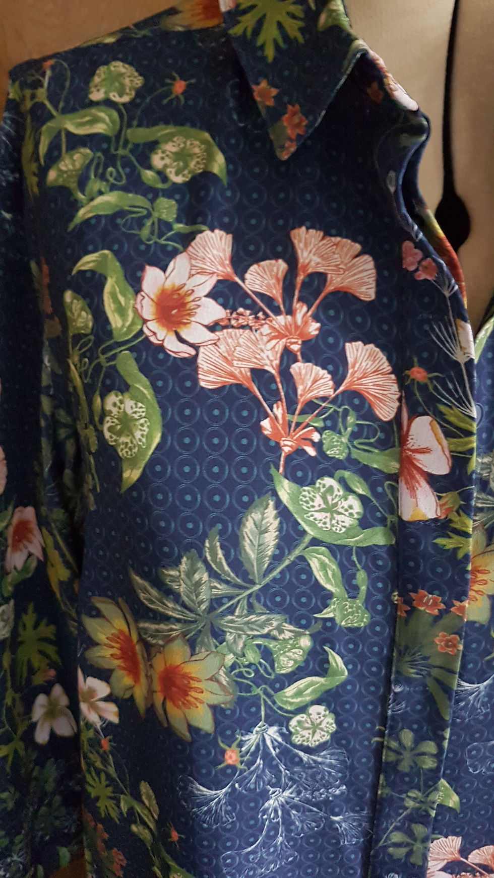 Thumbnail: NEXT Blue Floral Shirt Dress Size 14