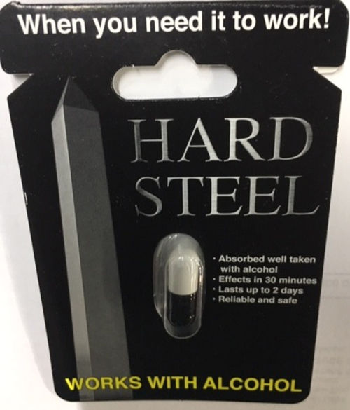 HARD STEEL WORKS WITH ALCOHOL (1 TO 24 PACK)100% GENUINE
