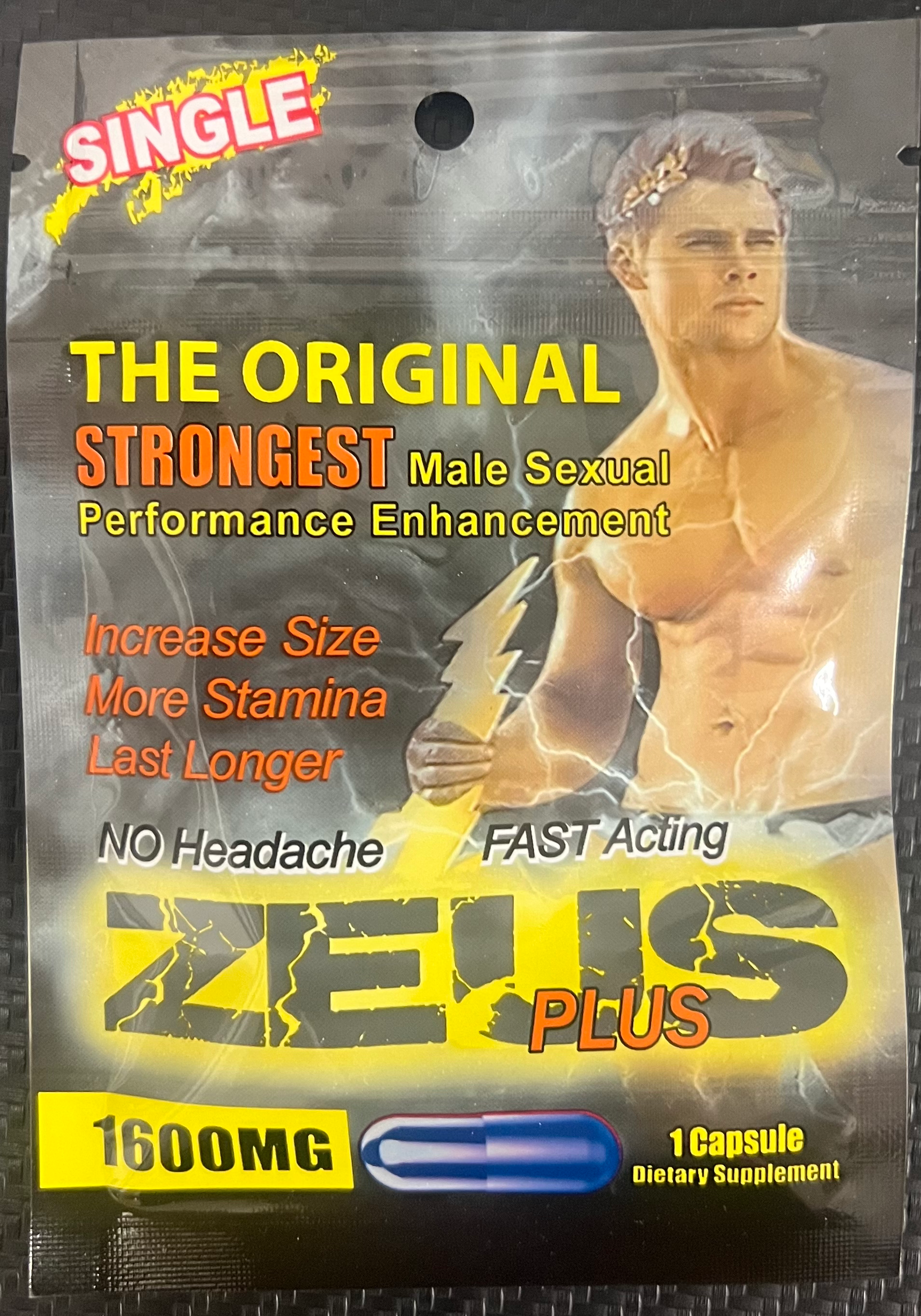 ZEUS PLUS 1600 MG(2 TO 24 ) HERBAL SUPPLEMENT 100% GENUINE