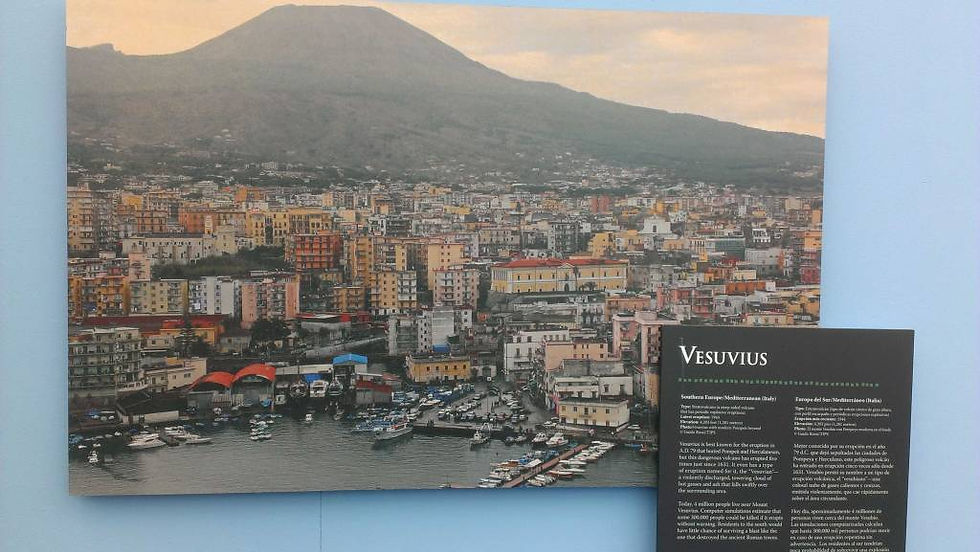 Modern Pompeii and Mt. Vesuvius - still looks like a beautiful, inspiring place!