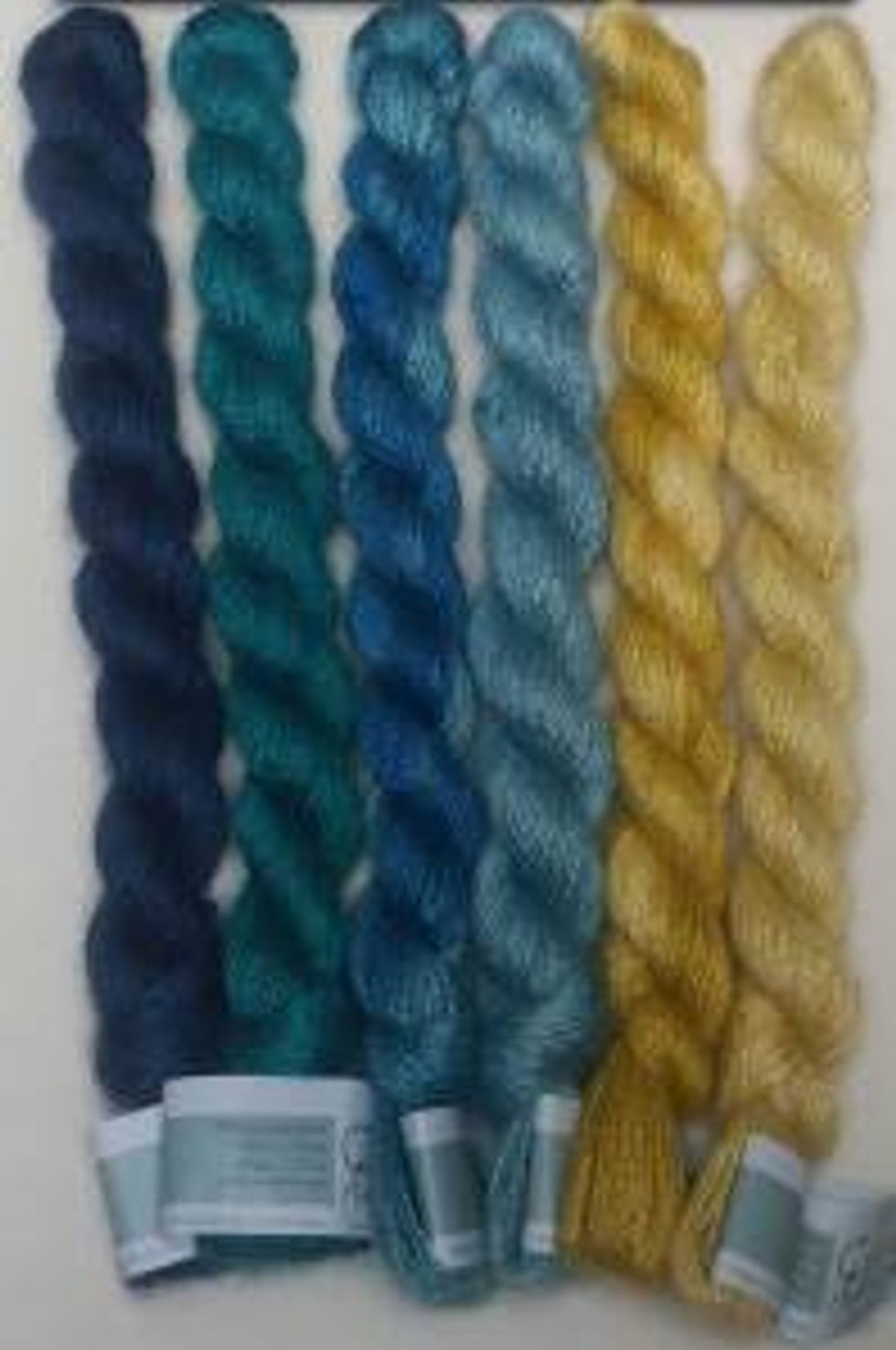 The ocean has flowers, right? This palette feels oceanic, with a pop of yellow