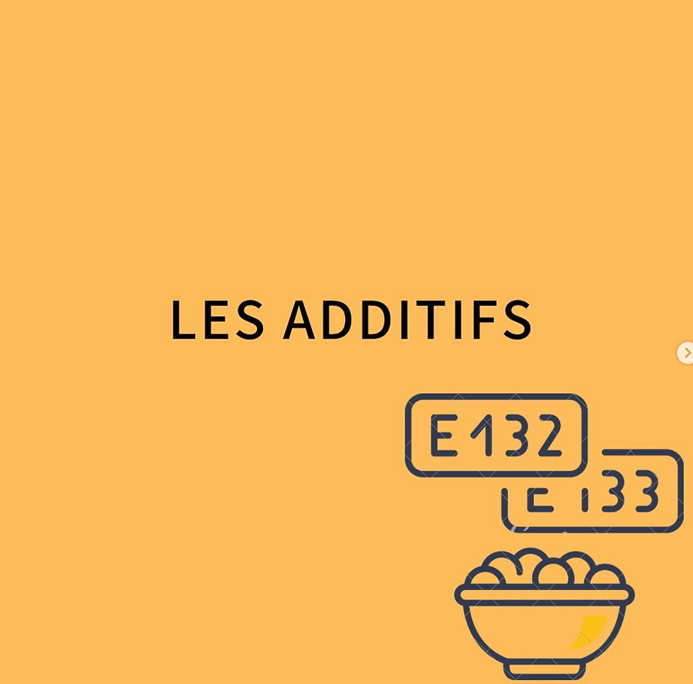 Les additifs 🔍