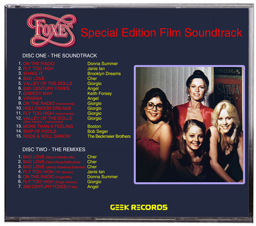 Foxes (1980) 2 CD Special Edition Soundtrack | CDsYouWant.com CD's