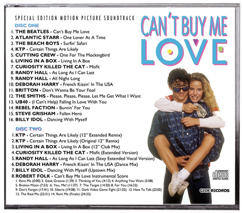 未開封CD　CAN'T BUY MY LOVE Can't Buy Me Love (1988) 2 CD Special Edition CD Soundtrack