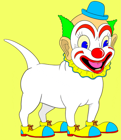 Clown Dog.gif