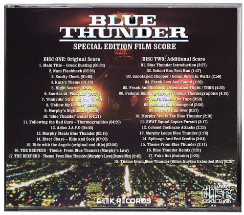Blue Thunder (1983) Special Edition Film Score | CDsYouWant.com