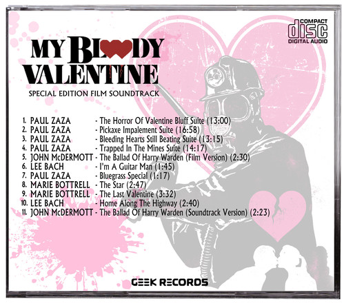 My Bloody Valentine (1981) Special Edition CD Soundtrack