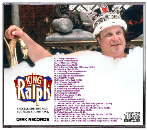 King Ralph – C'mon King レコード King Ralph (1991) Special Edition CD Soundtrack | CDsYouWant