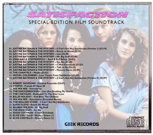 Satisfaction (1988) Special Edition CD Soundtrack | CDsYouWant