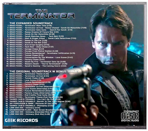 The Terminator (1984) 2 CD Special Edition Score and Soundtrack