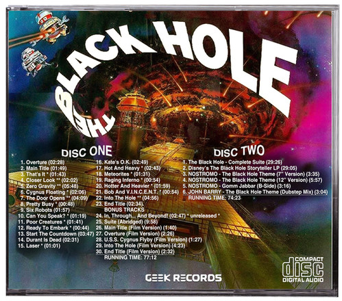 The Black Hole (1979) 2 CD Special Edition CD Score | CDsYouWant