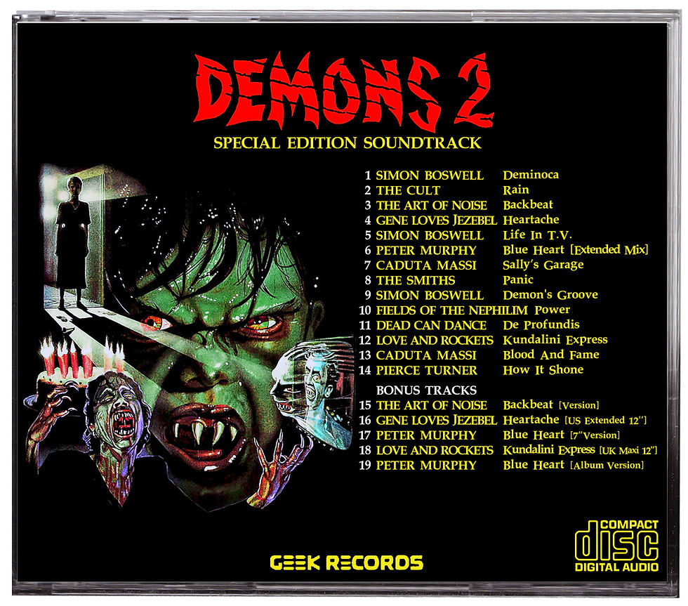 Thumbnail: Demons 2 (1986) Special Edition Film Soundtrack