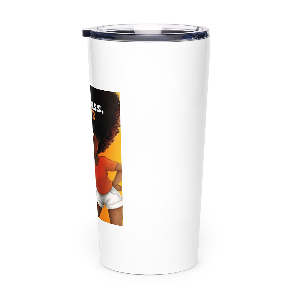 Thumbnail: Tapered stainless steel tumbler