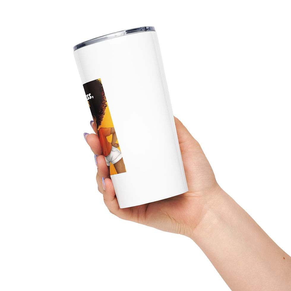 Thumbnail: Tapered stainless steel tumbler