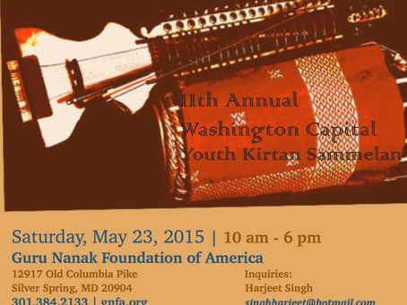 11th Annual Washington Capital Youth Kirtan Sammelan