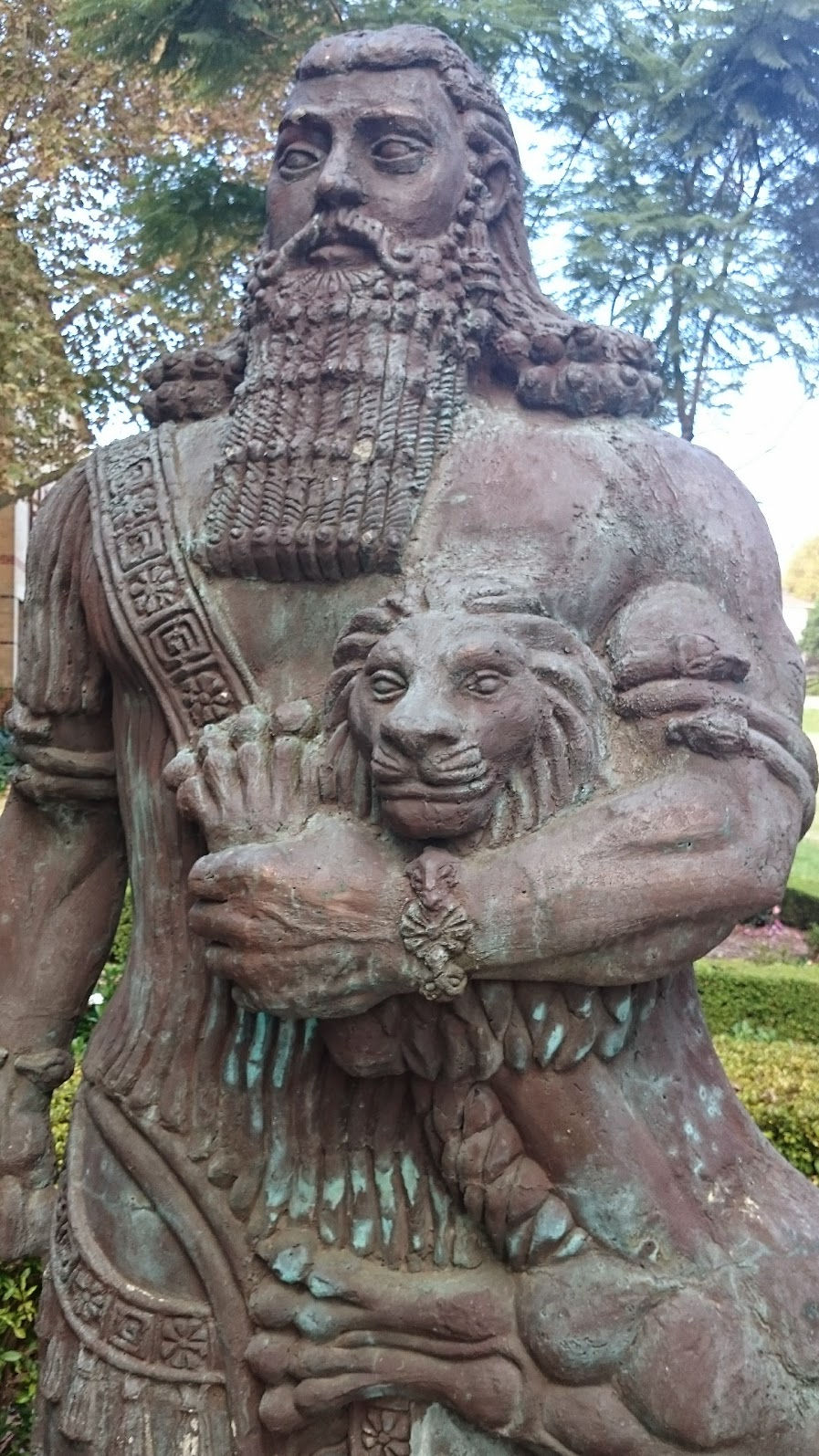 Statue of Gilgamesh, one of humanity's first mythological heroes