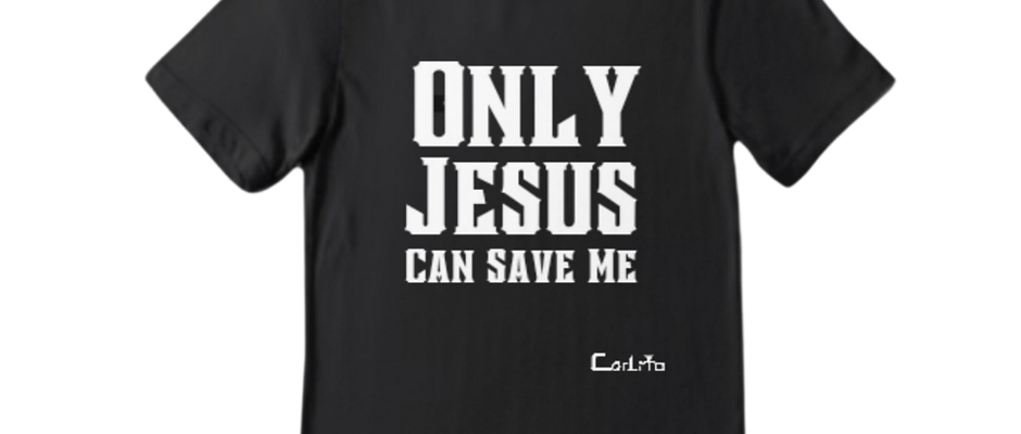 Carlito Only Jesus Can Save Me T-Shirt (Black)