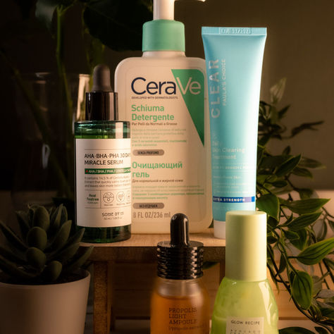 Best 5 Skincare Products for Oily/Combination Acne-Prone Skin