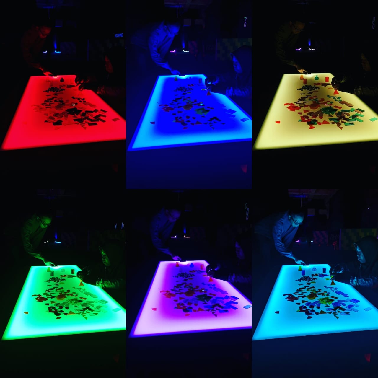 Colour Wheel Light Table