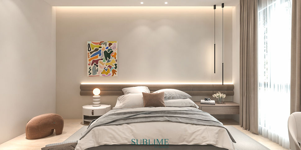 Kid's Room Colourful Design Bedhead