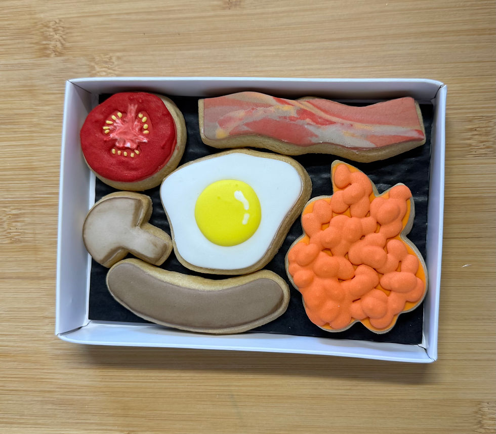 Thumbnail: BreakfastGift Box - Luxury Novelty Iced Biscuits/Cookies