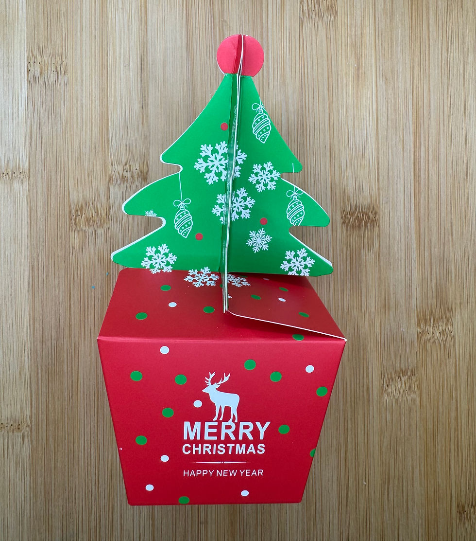 Thumbnail: Christmas Tree Gift Box - Luxury Handmade Biscuits