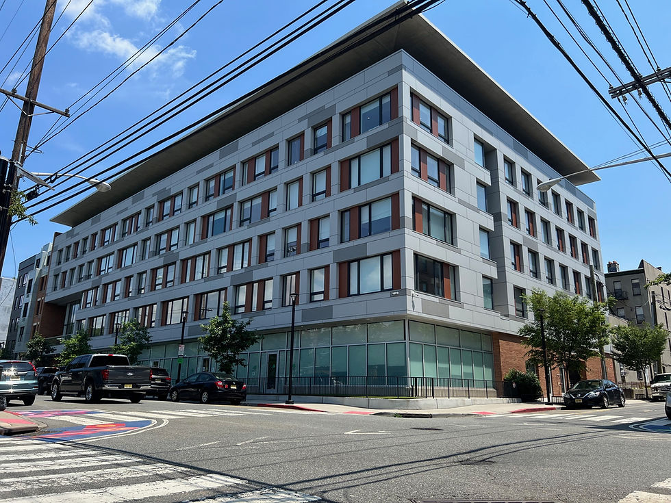A reference photo of our windows at 401 Jackson street, Hoboken