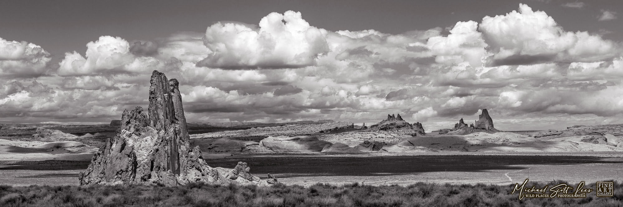 Church Rock Valley near Monument Valley in Arizona, America. Michael Scott Lees fine art photographic prints for sale