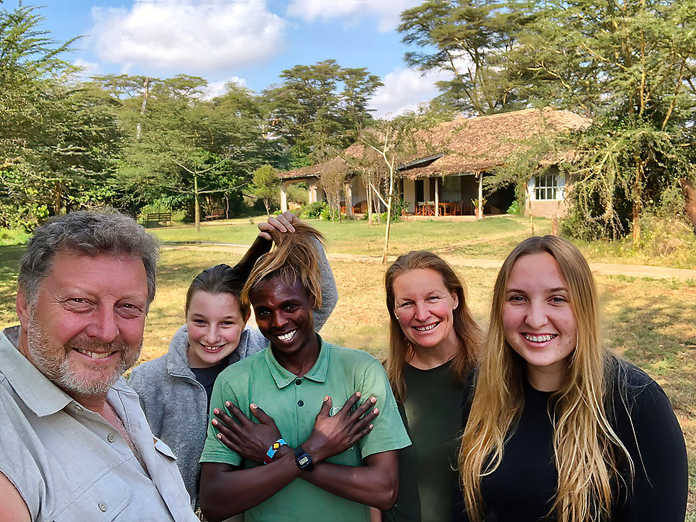 Thumbnail: Michael Scott Lees Photographer and family and house rental manager at Kimana Sanctuary, Kenya, Africa