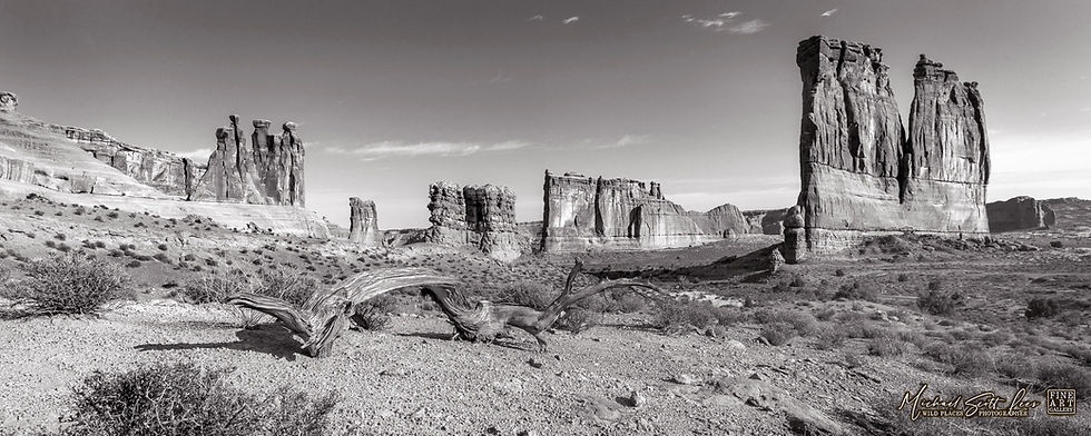 Courthouse Towers in the Arches National Park, America. Michael Scott Lees fine art photographic prints for sale