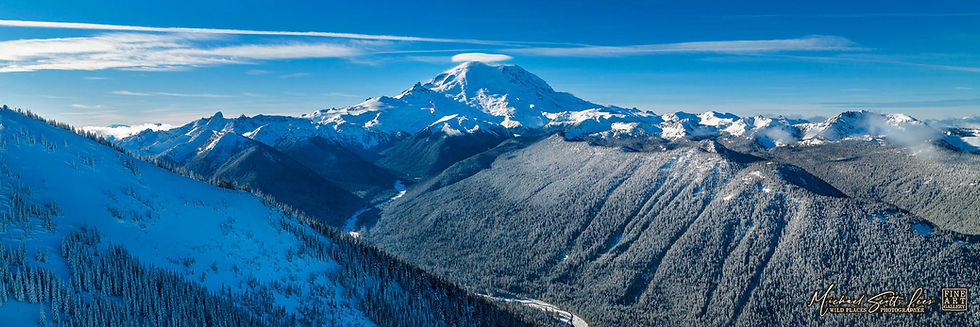 Thumbnail: View of Mt Rainier in Mount Rainier National Park, Washington State, America. Michael Scott Lees fine art photographic prints
