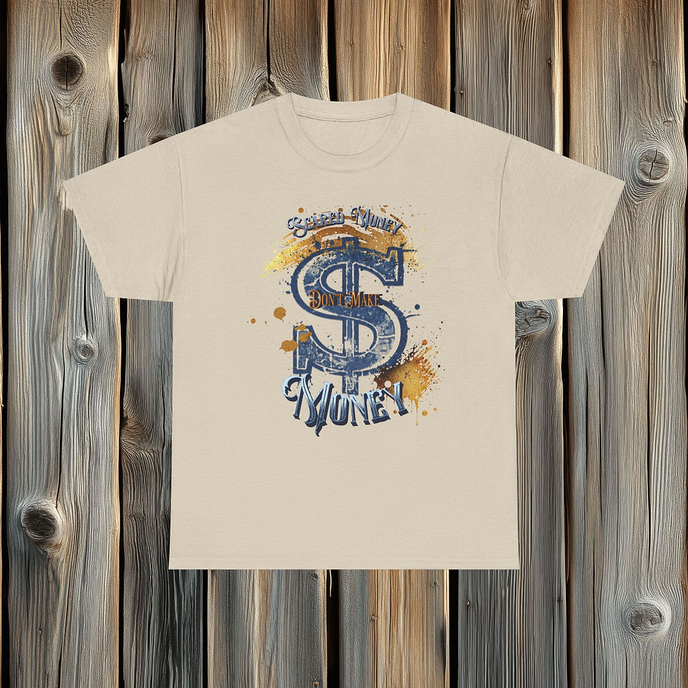 Thumbnail: Money Script Dollar Sign Tee — Urban Graphic Cash Design