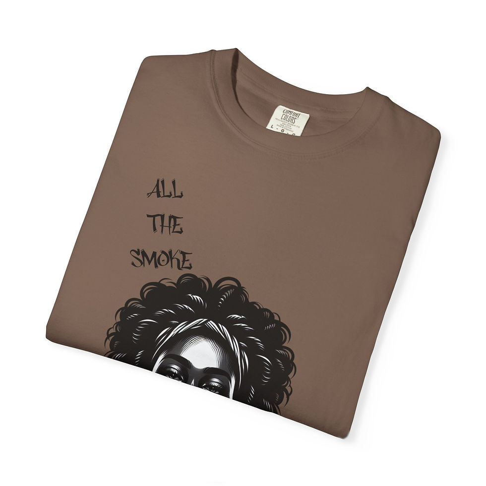 Thumbnail: All The Smoke T-Shirt — Afro Woman Graphic Tee