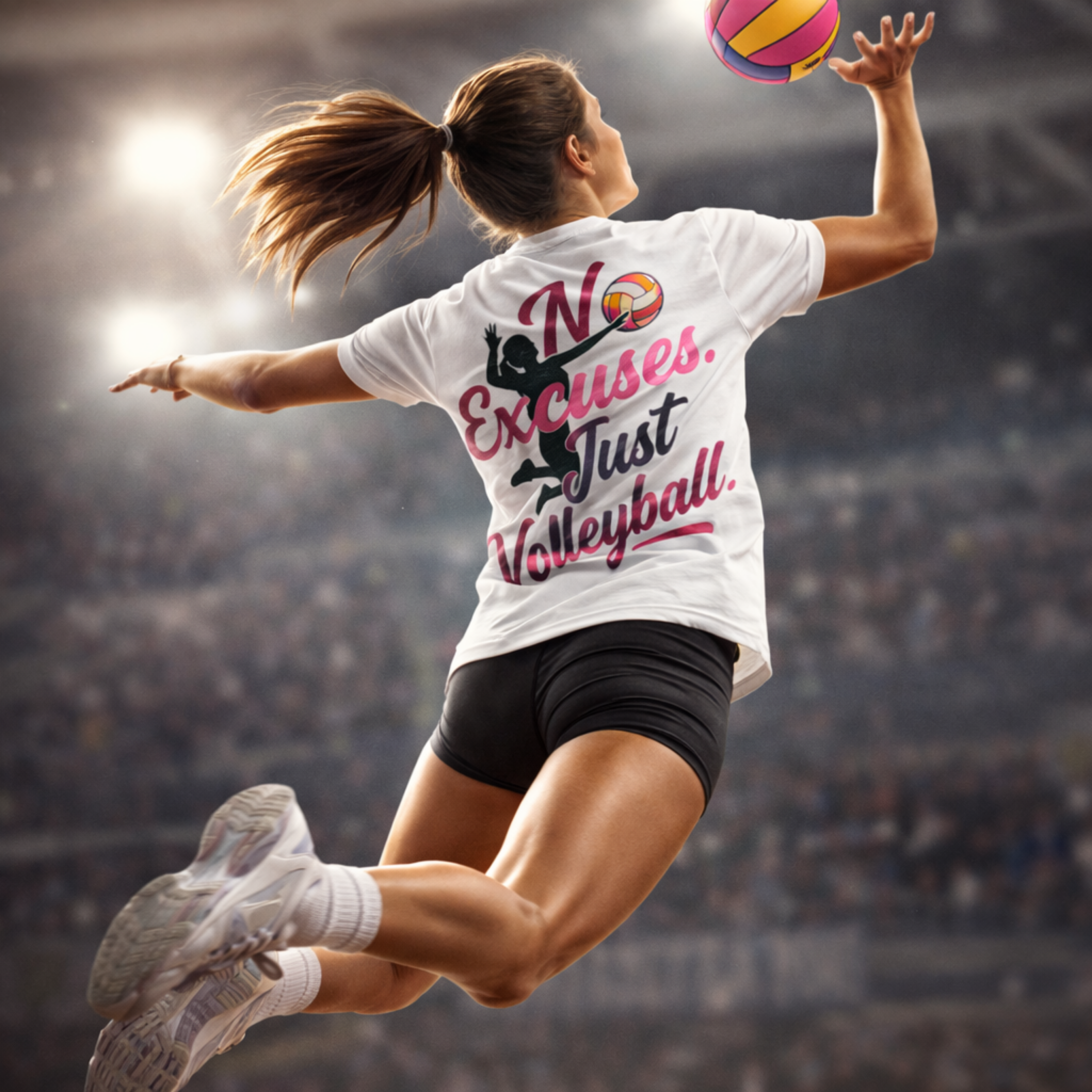 Motivational Volleyball Quote T-Shirt — Inspirational Team Player Tee