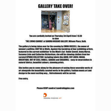THE LIVING CANVAS - Gallery Take Over!