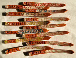 etiquette pour jardin