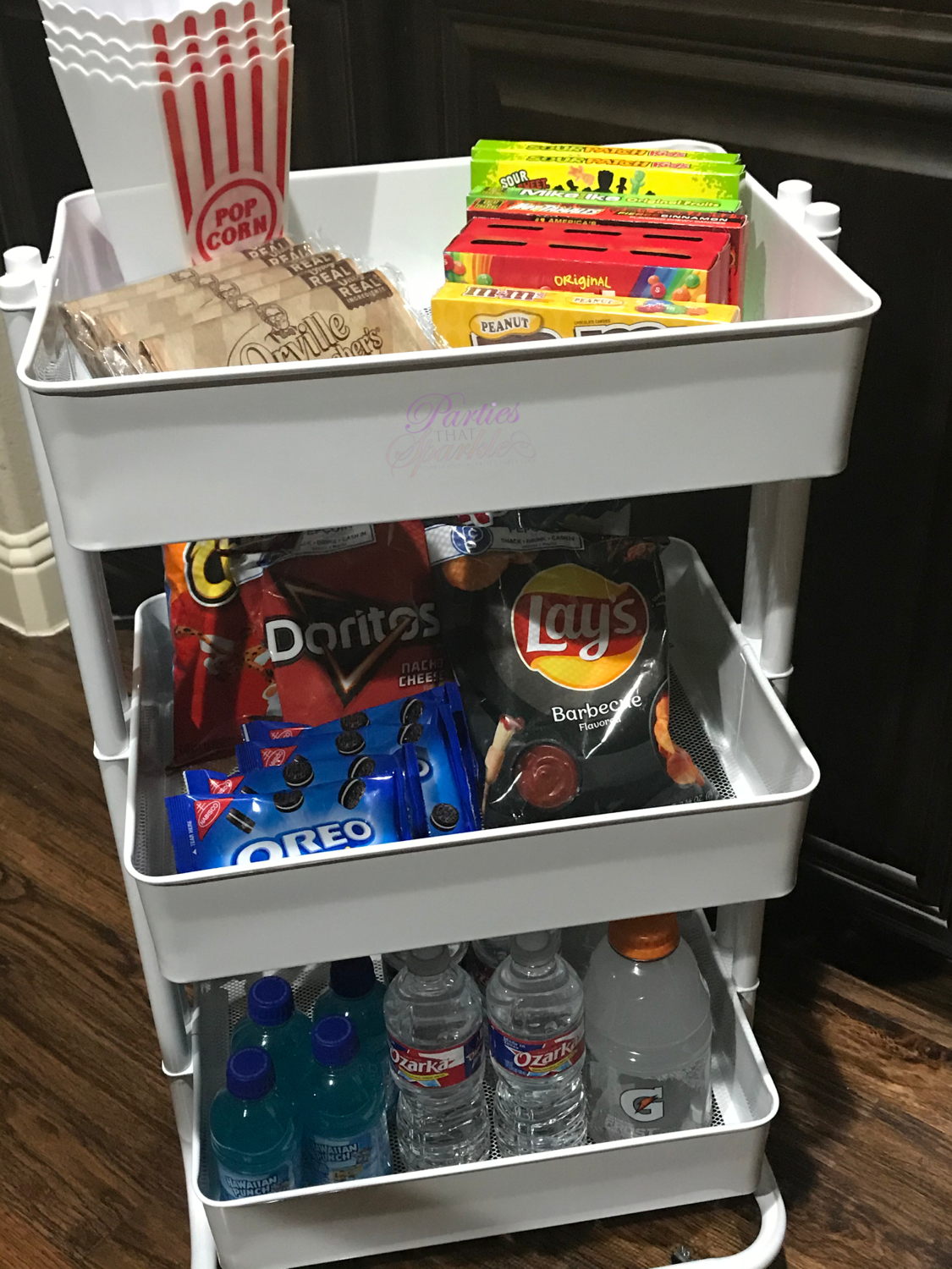Snack Cart Sleepover Party Add-On